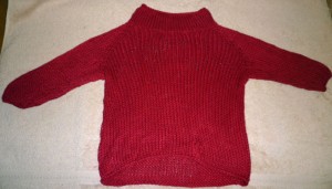 Handknitted Baby Sweater